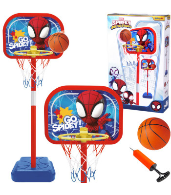 Basketbola komplekts Spidey ar regulējamu grozu un bumbu SP0880 14 cm