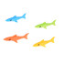 Komplekts ar 4 krāsainām haizivīm bērniem niršanas apmācībai