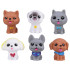 gumijas kucēnu figūriņu komplekts, 6 gab., za4629