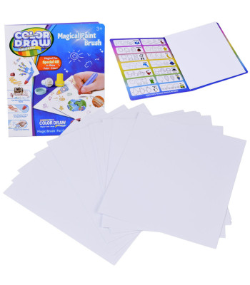 Color Draw zīmēšanas papīra papildkomplekts LED otiņai, 18 loksnes, ZA6166