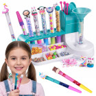 pildspalvu izgatavošanas komplekts pildspalvu fabrika ar 50+ piederumiem za6145