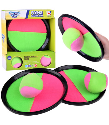 Spēle ar līplentes raketēm CatchBall, 2 bumbiņas SP0747