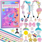 radošais komplekts "nāriņa" - izveido dekoratīvas nāriņu stila matu stīpiņas za5580