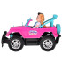 tālvadības rozā apvidus auto lellēm ar zēna un meitenes figūriņām RC0734