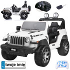elektriskā automašīna Jeep Wrangler Rubicon 4x4 PA0223 balta