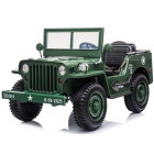 elektriskā automašīna 3 vietīga jeep willys ar tālvadības pulti pa0249