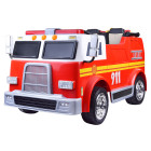 Bērnu elektriskā ugunsdzēsēju mašīna ar tālvadību PA0197