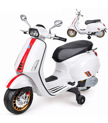 Elektriskais bērnu skūteris VESPA ar akumulatoru un melodijām PA0344