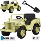 militārā elektriskā automašīna willys ar pulti pa0263