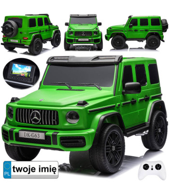 Bērnu elektromobilis Mercedes G 63 AMG 4x4 ar skārienpaneli, 2 vietām un tālvadības pulti PA0309