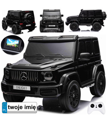 Elektriskais auto Mercedes G klase 63 AMG ar 4x4 piedziņu, skārienpaneli, radio un 2 sēdvietām PA0309