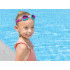 bestway aqua burst essential peldbrilles bērniem rozā 3+