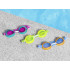 bestway aqua burst essential peldbrilles bērniem rozā 3+