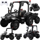 liels bērnu traktors ar piekabi 4x4 un tālvadības pulti pa0266
