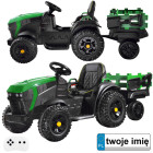 bērnu akumulatora traktors ar piekabi pa0240