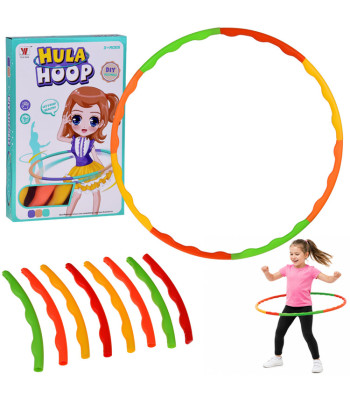 Hula hoop bērniem un pieaugušajiem ar izvirzījumiem, saliekams SP0871, 84 cm