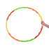 Saliekams hula hoop riņķis bērniem un pieaugušajiem ar masāžas izciļņiem, 84 cm SP0871