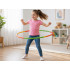Saliekams hula hoop riņķis bērniem un pieaugušajiem ar masāžas izciļņiem, 84 cm SP0871