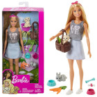 Mattel Barbie lelle ar dzīvnieciņiem un piederumiem ZA6706
