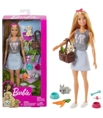 Mattel Barbie lelle ar dzīvnieciņiem un aksesuāriem ZA6706