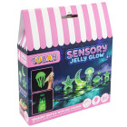 Tuban Sensory Jelly Glow sensorā pudele ar želejas figūriņām ZA6699