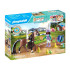 Playmobil Horses of Waterfall Zoe un zirgs Blaze ar šķēršļiem, 67 detaļas, ZA6713