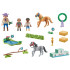 Playmobil Horses of Waterfall poniju šķēršļu turnīrs, 46 detaļas, 71495, ZA6716