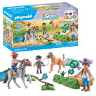 Playmobil Horses of Waterfall poniju šķēršļu turnīrs, 46 detaļas, 71495, ZA6716