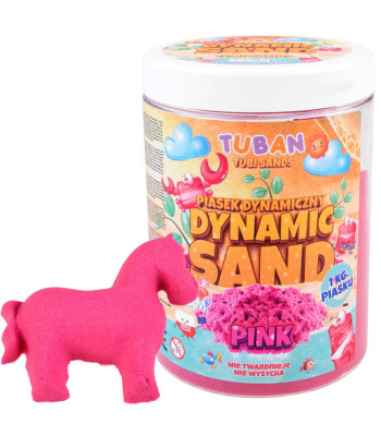 Tuban dinamiskās smiltis, rozā, 1kg, ZA4180