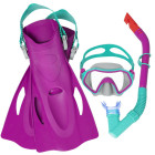 Bestway Hydro Swim Firefish rozā snorkelēšanas komplekts bērniem no 7 gadiem, 37–41, 25046