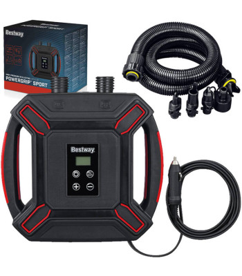 Bestway augstspiediena elektriskais gaisa sūknis ar 4 adapteriem DC 62265