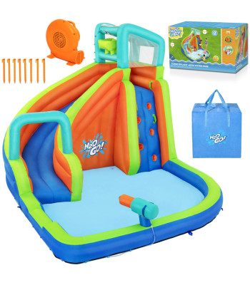 Bestway ūdens atrakciju parks H2O Go ar slidkalniņu un ūdensmetēju 365x320x270cm 53408