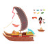 Mattel Disney Vaiana lelle no “Moana 2” ar laivu un aksesuāriem ZA6702