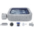 Pārnēsājama hidromasāžas vanna Bestway Lay-Z-Spa San Francisco Smart HydroJet Pro™ 7 ar Wi-Fi lietotni un LED apgaismojumu 5–7 personām, 230 x 230 x 71 cm, 6001Q