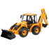 Liels JCB ar tālvadību vadāms traktors–buldozers–ekskavators 1:20 RC0578