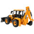 Liels JCB ar tālvadību vadāms traktors–buldozers–ekskavators 1:20 RC0578