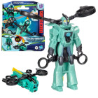 Hasbro Transformers EarthSpark Chaos Terran Spitfire figūra, robots un drons 2 vienā – 10 cm, ZA6726