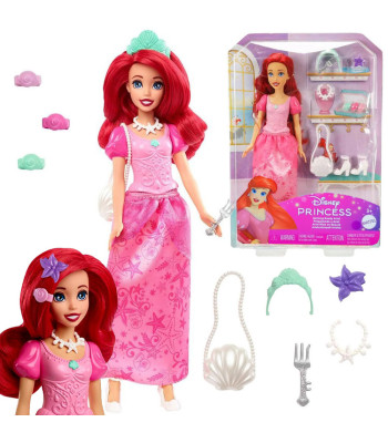 Mattel Disney Princess Ariel lelle ar aksesuāriem ZA6723