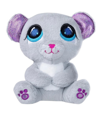 Hasbro Littlest Pet Shop pelēka plīša pele ZA6725, 16cm