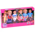 Mini lelles leļļu mājai, 6 leļļu komplekts, mazās princeses ZA6176 14 cm