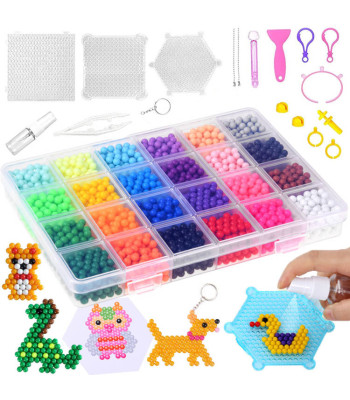 Maģiskās ūdens krelles, DIY radošais komplekts, 24 krāsas ZA4386