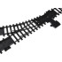 Elektriskais vilciena sliežu komplekts ar dūmojošu lokomotīvi un skaņas efektiem RC0622 185 x 99 cm