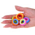 Rotējošie sensorie fidget gredzeni, antistresa rotaļlieta, 6 gab., ZA6619
