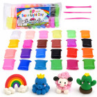 Viegls putu plastilīns 24 krāsās ar modelēšanas instrumentiem ZA6288