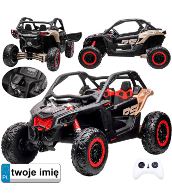 Bērnu elektriskais visurgājējs Buggy Can-am Maverick, divvietīgs, PA0287
