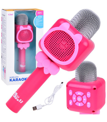 Bezvadu karaoke mikrofons bērniem ar ierakstīšanu un Bluetooth IN0168