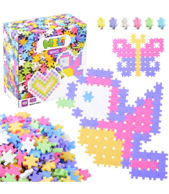 Vafeļu klucīši Meli Minis Pastel ZA4483, 400 elementi