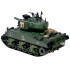 Tālvadības tanks ar šaušanas, dūmu un skaņas efektiem, rotējošu tornīti Sherman M4A3 RC0769 36 cm