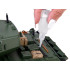 Tālvadības tanks ar šaušanas, dūmu un skaņas efektiem, rotējošu tornīti Sherman M4A3 RC0769 36 cm