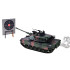 Tālvadības RC tanks Abrams M1A1 ar dūmiem, skaņu un gaismām, 45 cm, RC0770